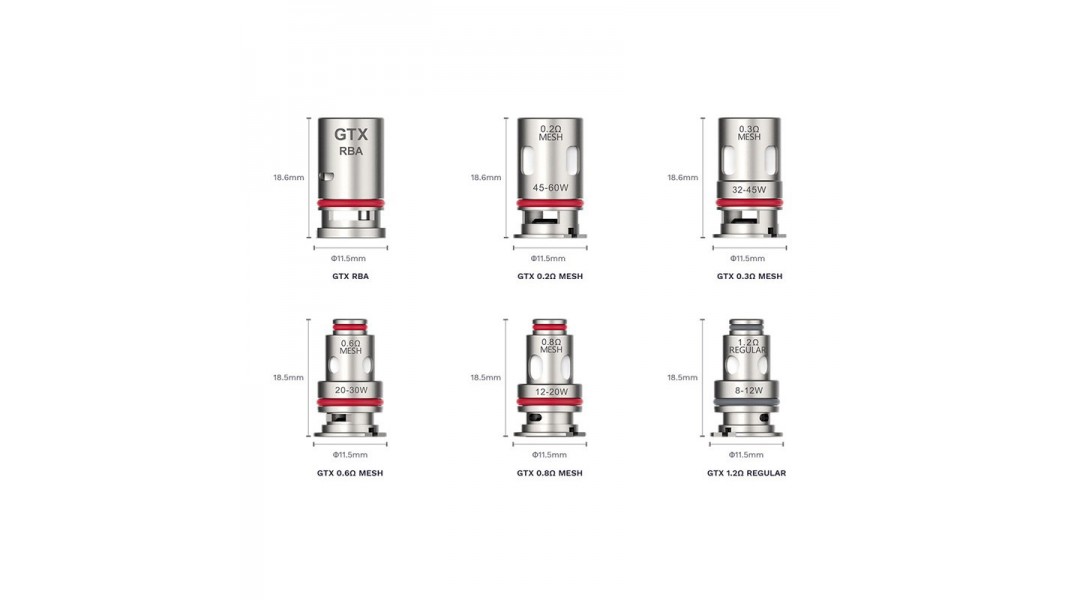 Vaporesso GTX Coils - 5 P...